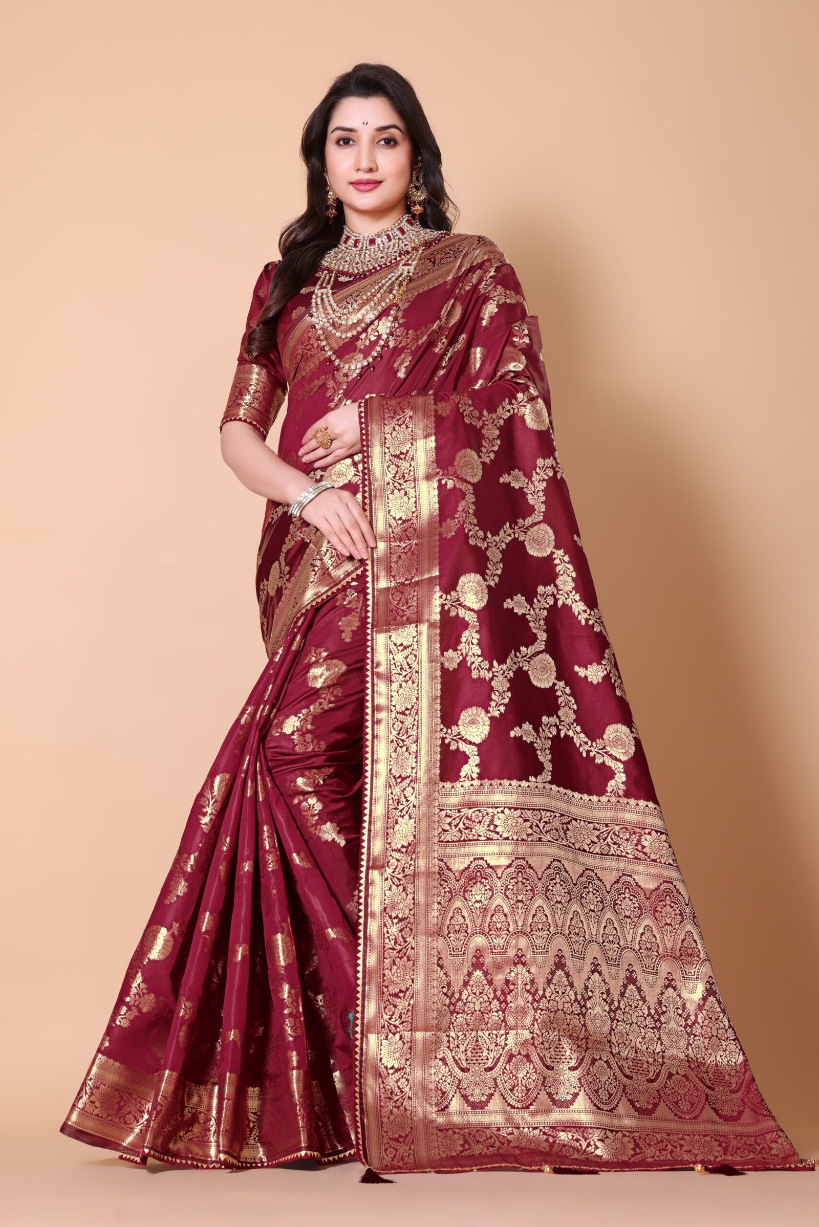 Banarasi-Crimson-Red-one