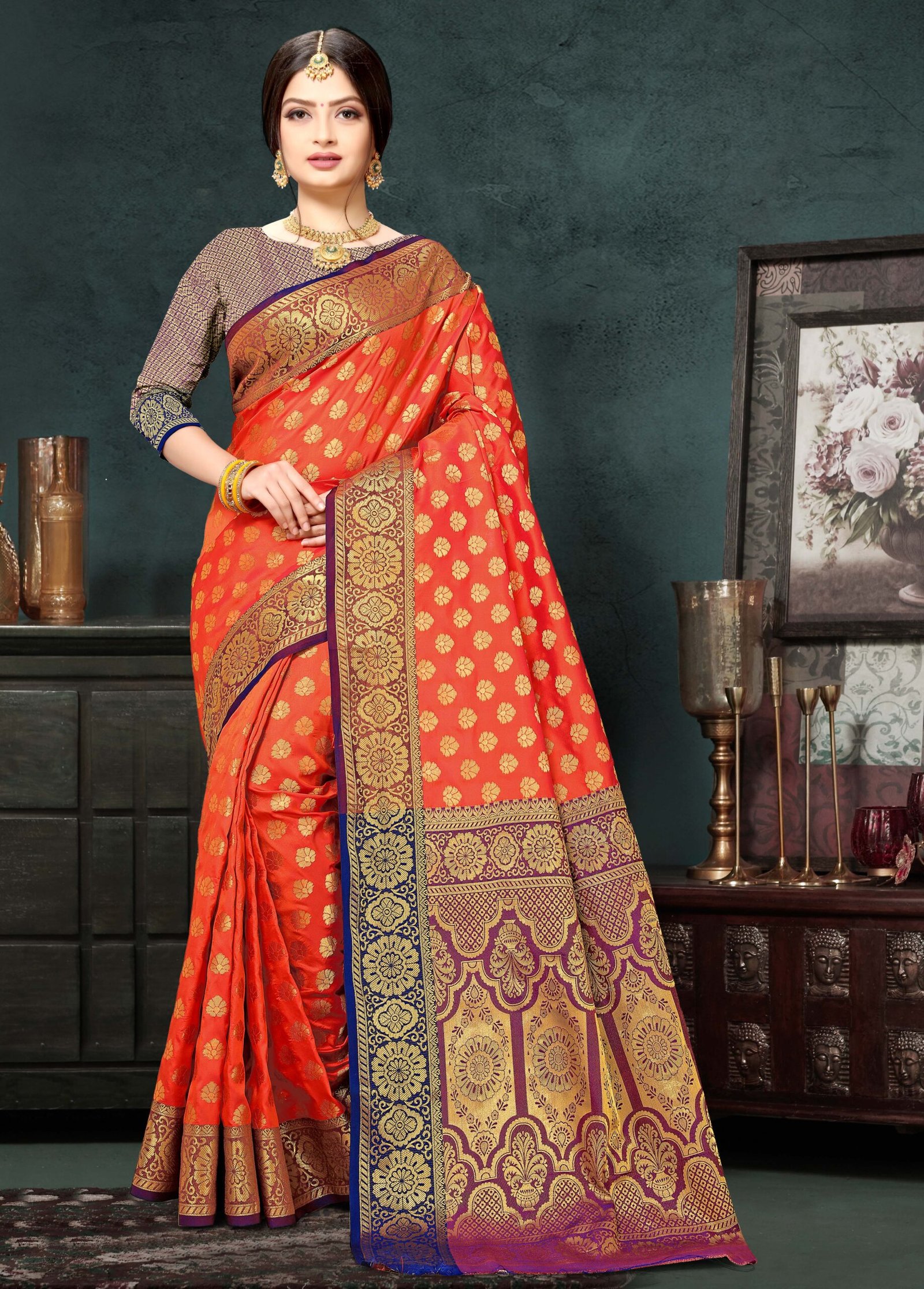 Banarasi-Dark-Orange-one