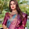 Banarasi Silke Checks Saree