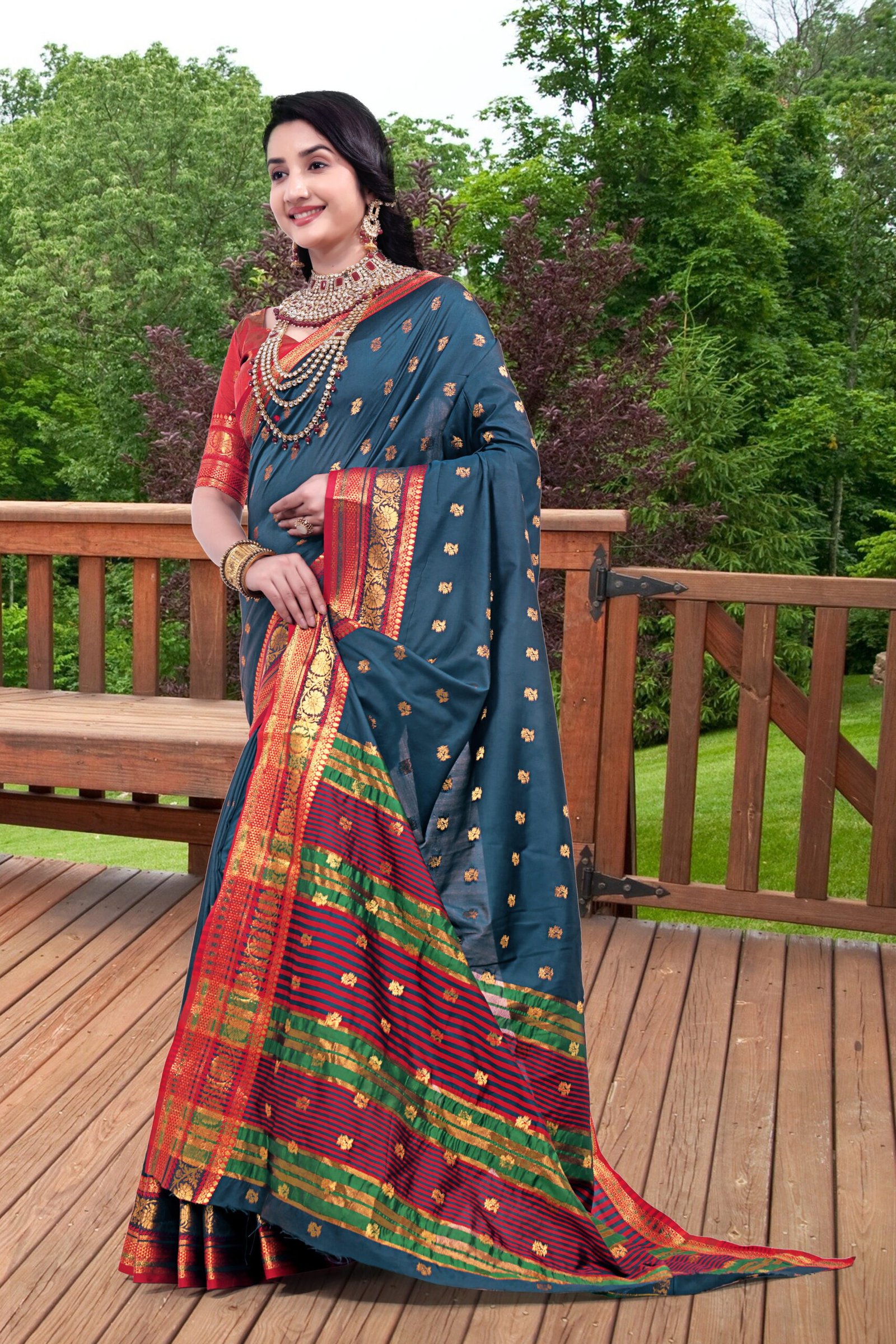 Paithani Silk Saree - Image 19