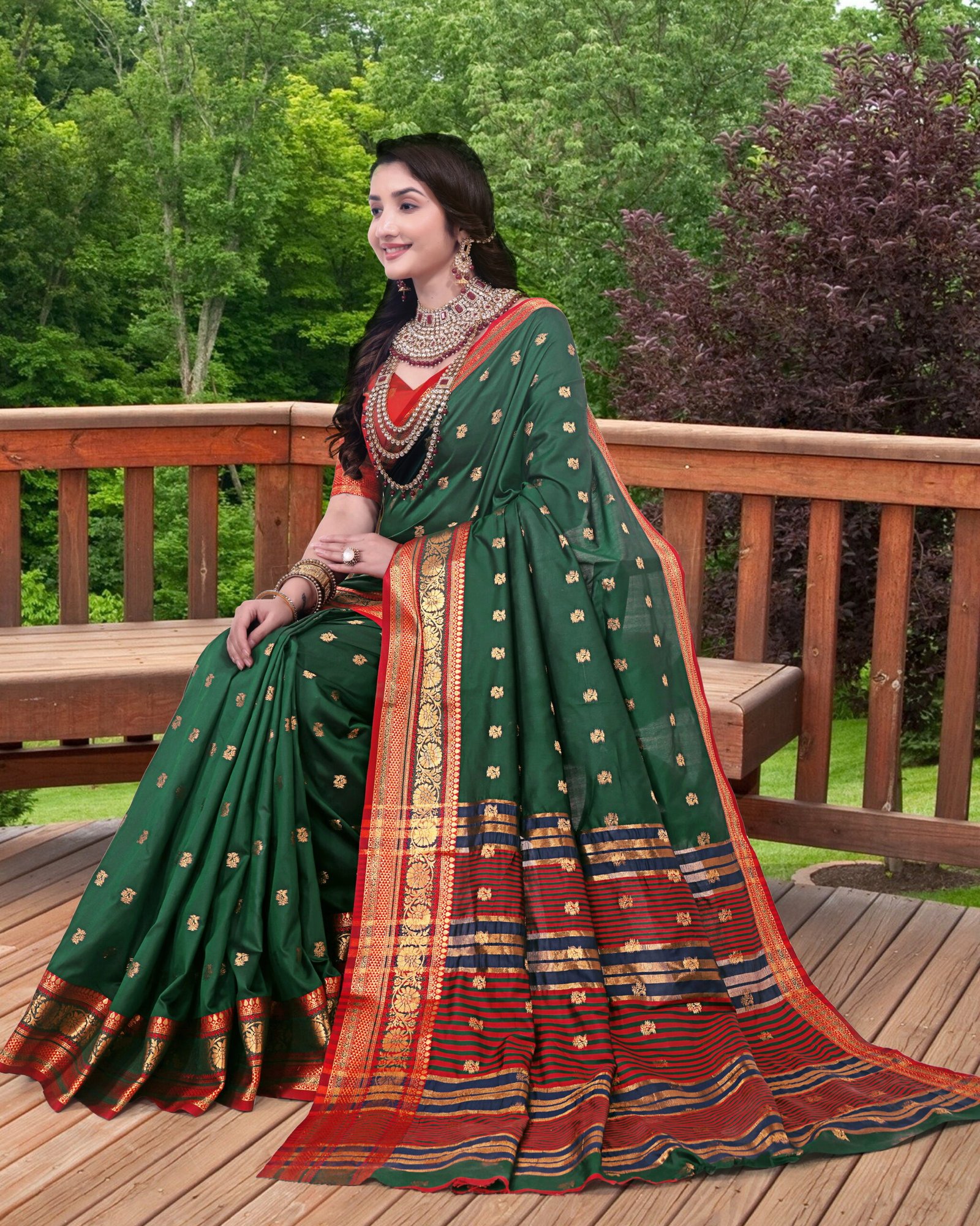 Paithani Silk Saree - Image 23