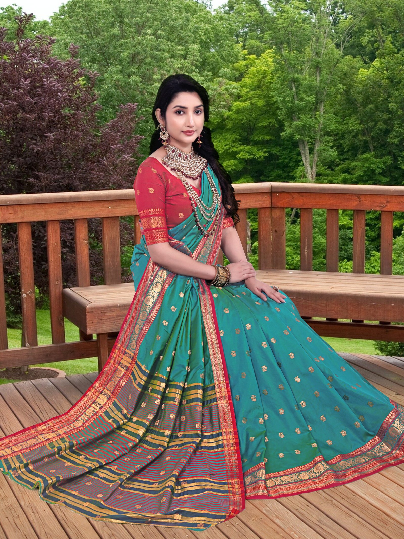 Paithani Silk Saree - Image 9