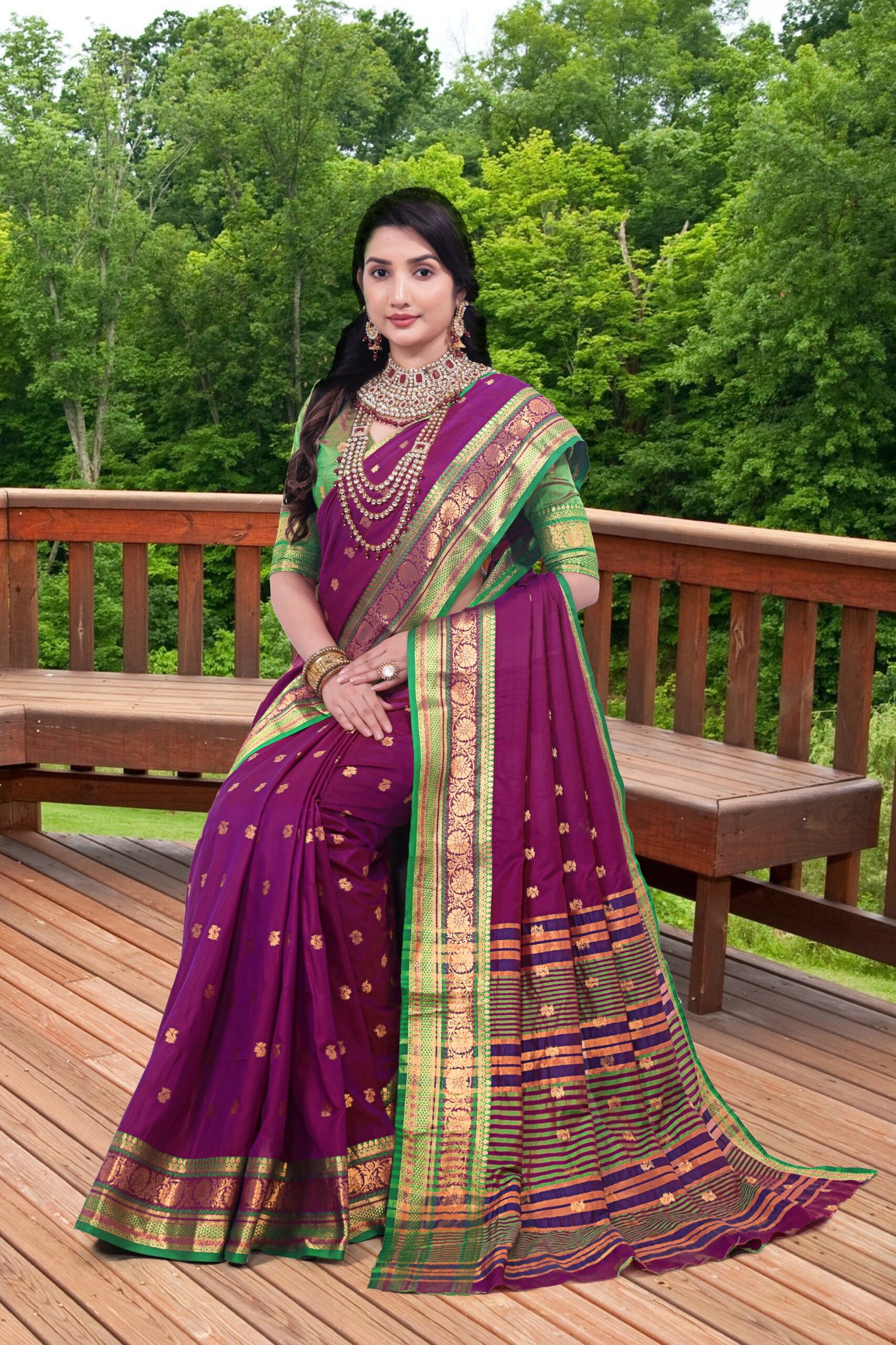 Paithani Silk Saree - Image 39