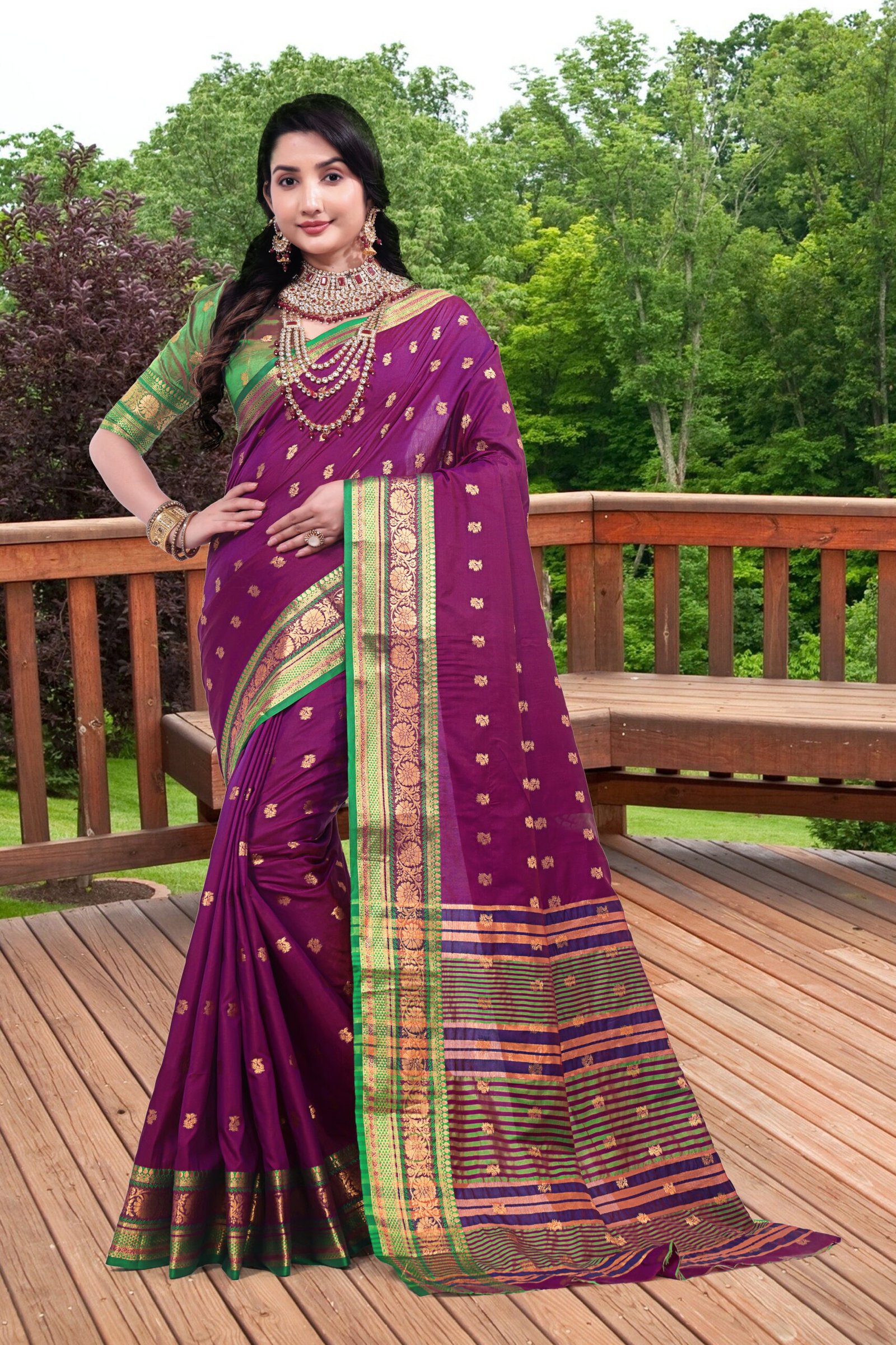 Paithani Silk Saree - Image 36