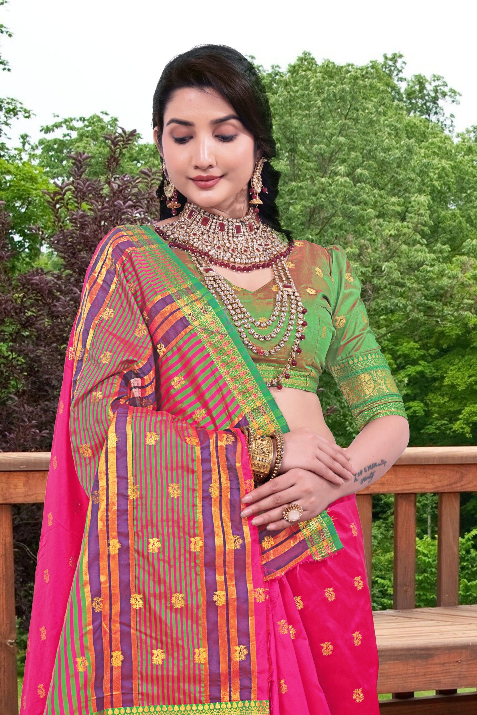 Paithani Silk Saree - Image 50