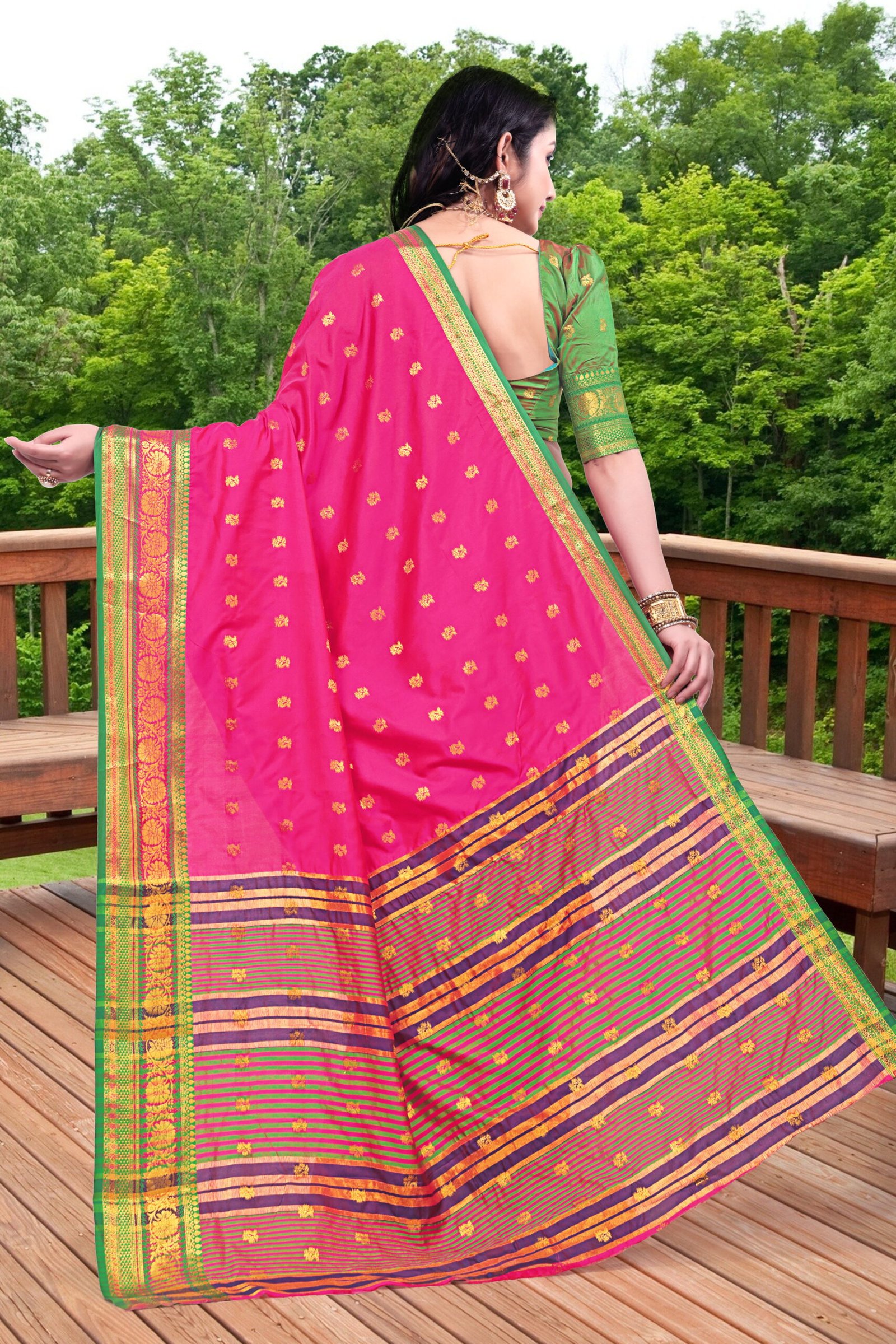 Paithani Silk Saree - Image 48