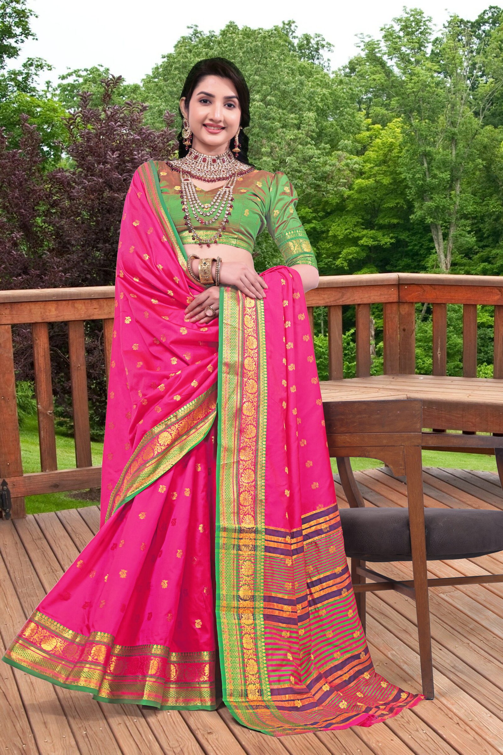 Paithani Silk Saree - Image 44