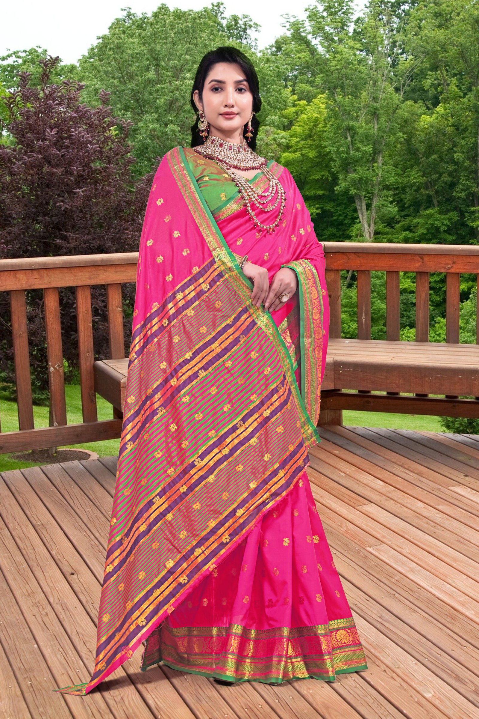 Paithani Silk Saree - Image 45