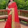 Paithani-Red-Color-one