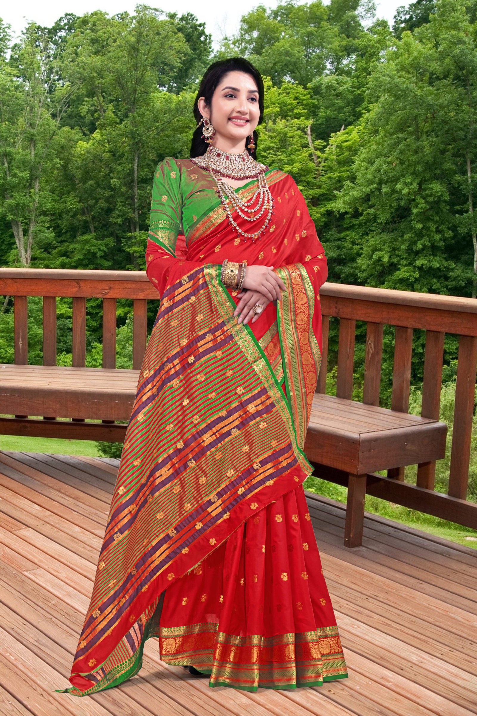 Paithani Silk Saree - Image 55