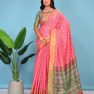 Patola-silk-light-pink-one